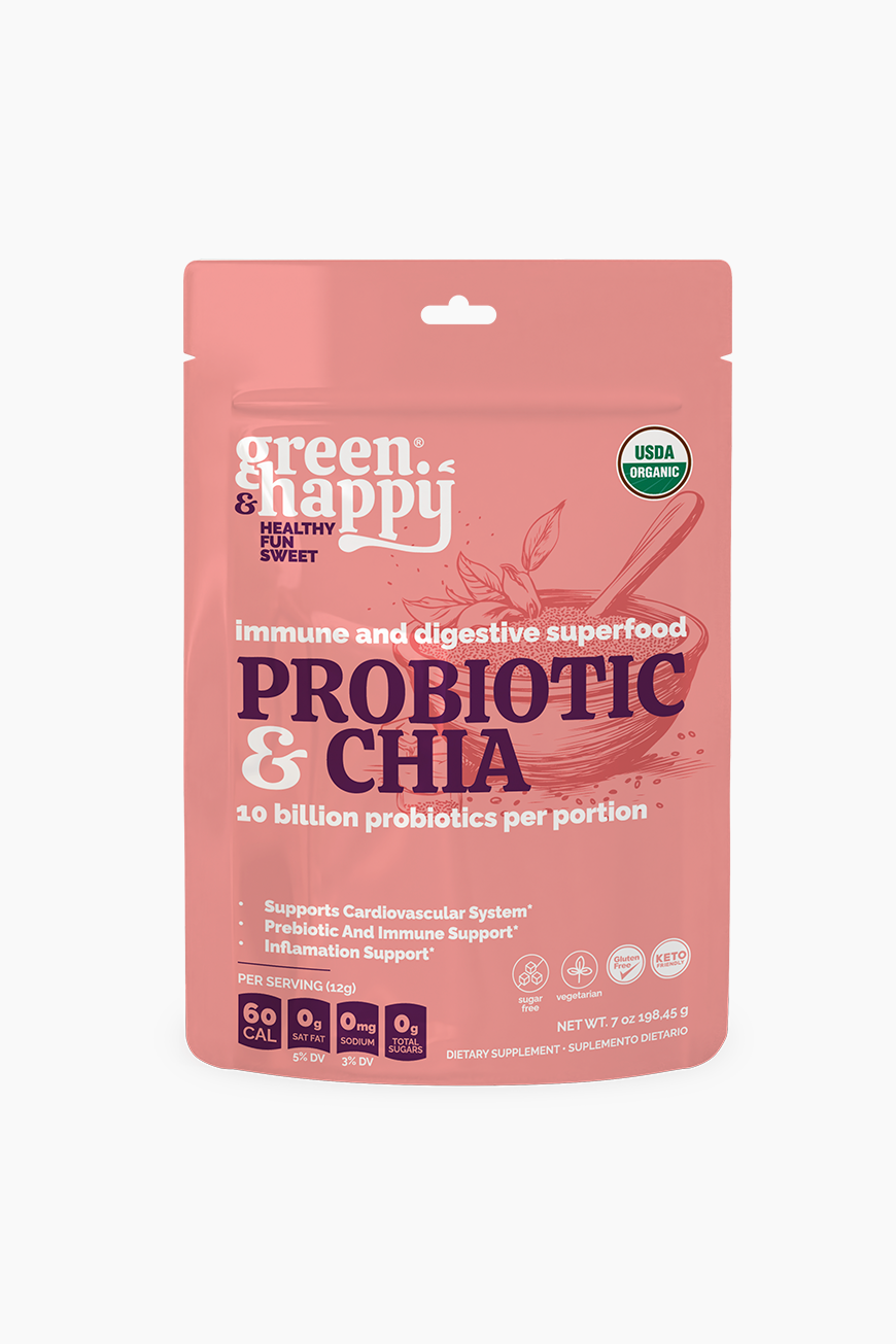 Probiótico y chía Green &amp; Happy 