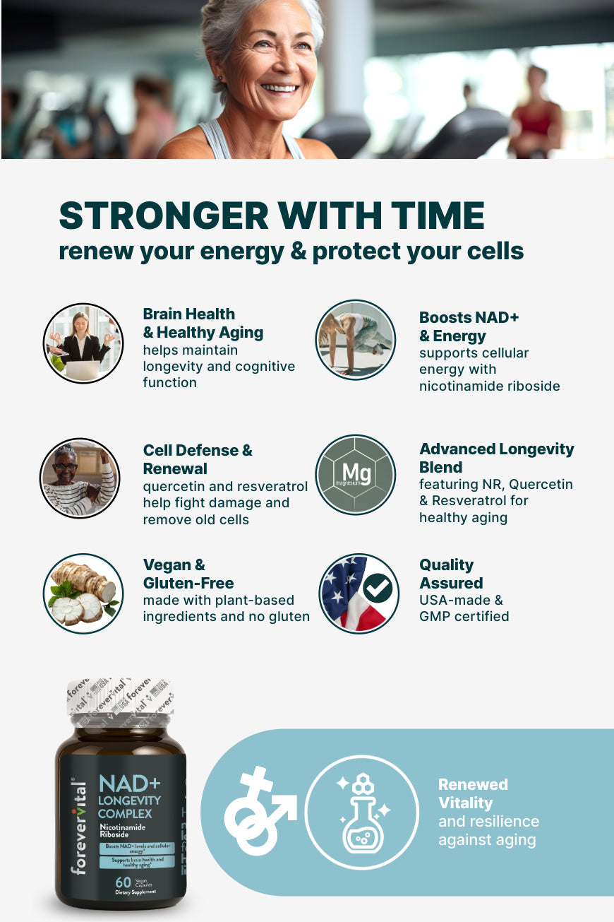 Complejo de longevidad Forevervital NAD+ 