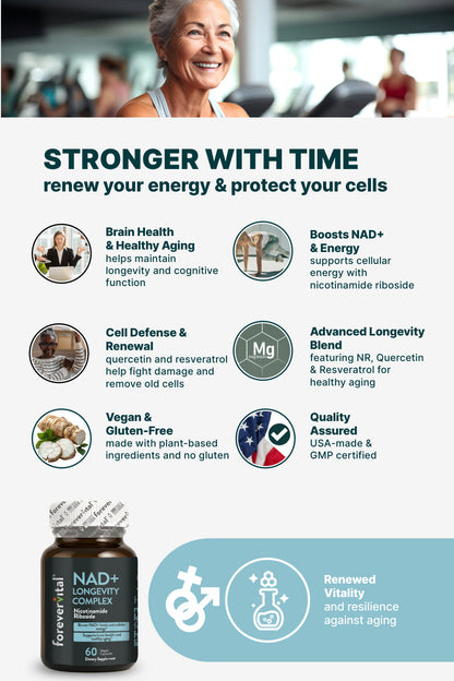 Complejo de longevidad Forevervital NAD+ 