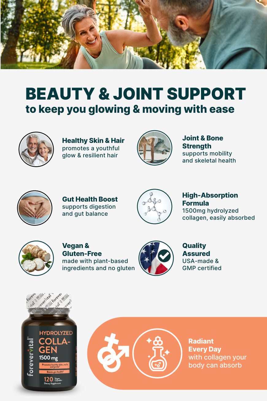 Colágeno hidrolizado Forevervital 1500 mg 