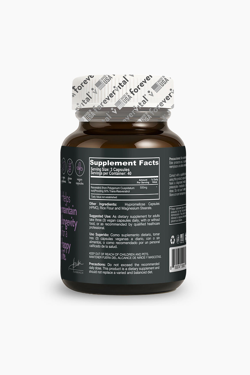 Resveratrol Forevervital 500 mg 