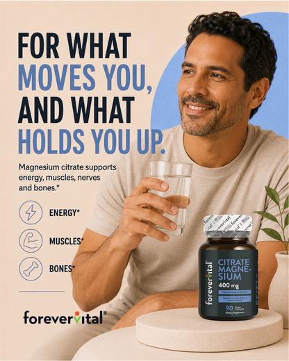 Citrato de magnesio Forevervital 400 mg 