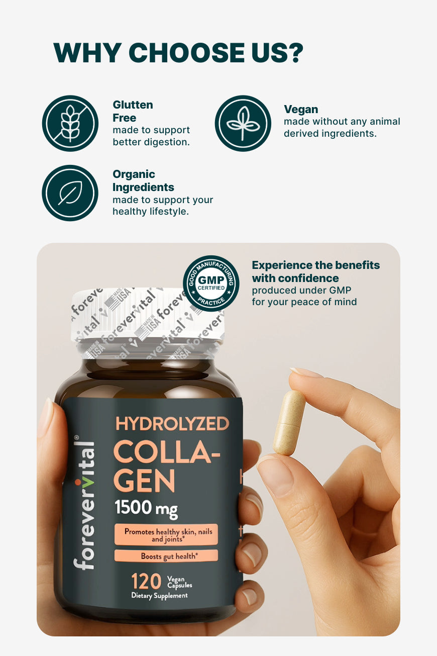 Colágeno hidrolizado Forevervital 1500 mg 