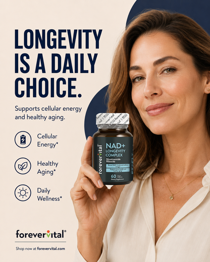Complejo de longevidad Forevervital NAD+ 