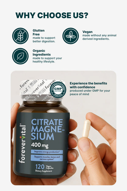 Forevervital Magnesium Citrate 400mg