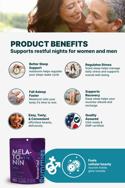 Gomitas de melatonina Forevervital 