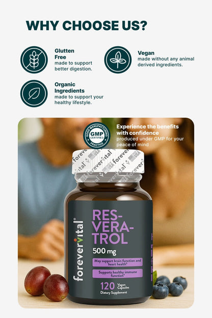 Resveratrol Forevervital 500 mg 