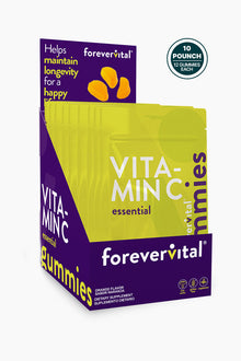 Dispensador de gomitas de vitamina C Forevervital x10 